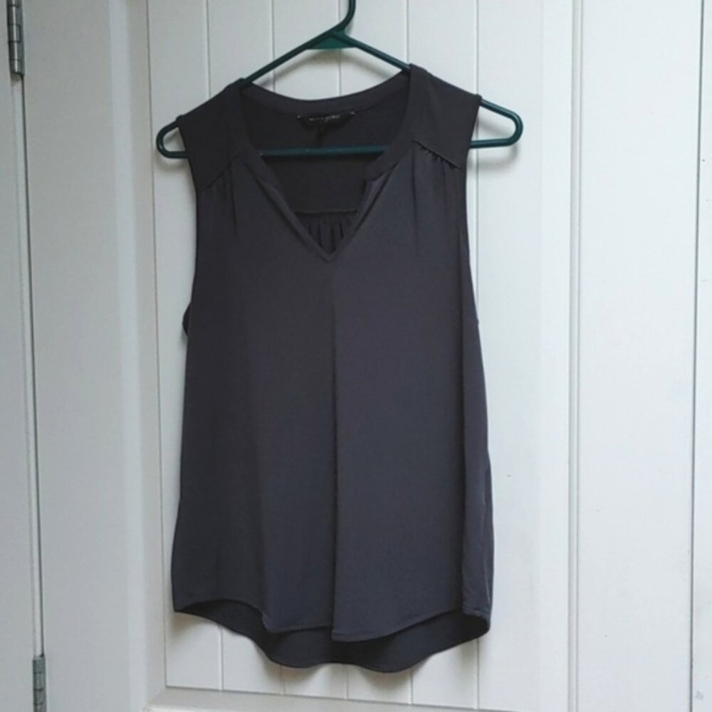 Banana Republic Gray Sleeveless Top